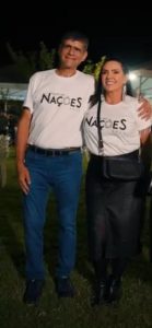 Da esquerda para a direita, Marcus Rogério Cristovam e sua esposa Joceli Cristovam