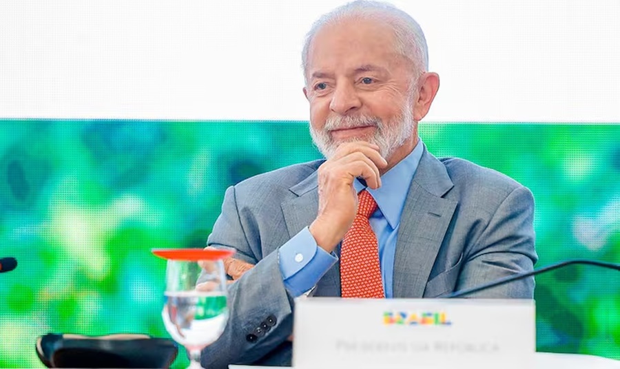 O presidente Lula em reunião-RICARDO STUCKERT/PR (05/06)