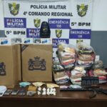 Homem é preso com drogas, armas e cigarros contrabandeados em operação da Força Tática